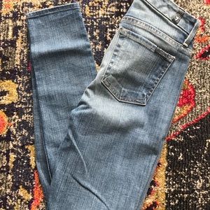 7 for all mankind “skinny” jeans as 24 like new
